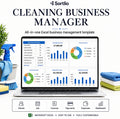 Cleaning Business Management Excel Spreadsheet