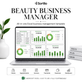 Beauty Business Management Excel Spreadsheet